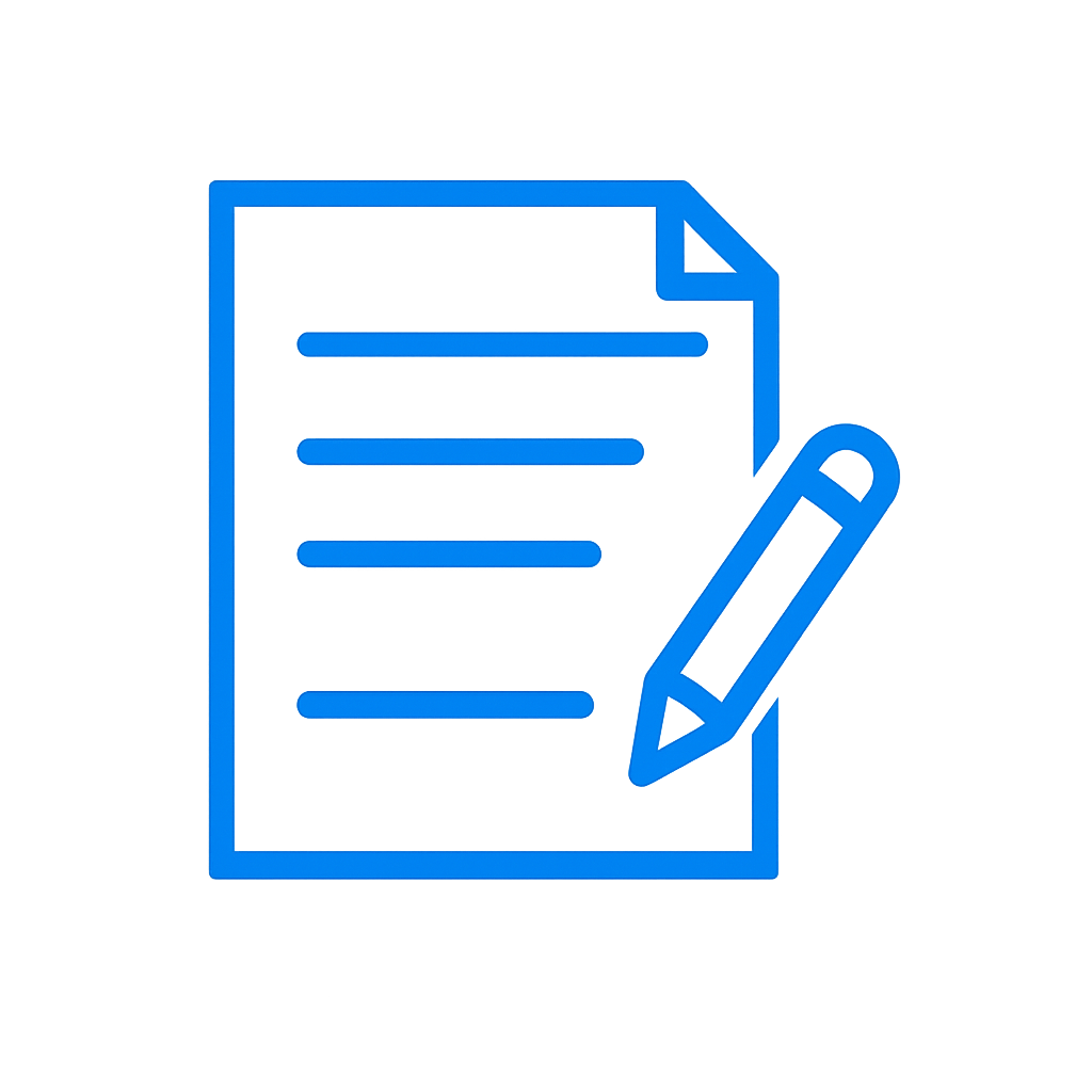 Ícono de marketing de contenidos